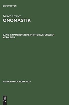 portada Onomastik, Band ii, Namensysteme im Interkulturellen Vergleich (en Alemán)