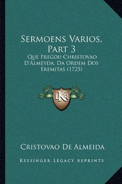 portada Sermoens Varios, Part 3 (en Portugués)