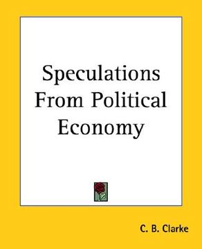 portada speculations from political economy
