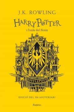 portada Harry Potter i L'Orde del Fènix (Hufflepuff) (Serie Harry Potter) (en Catalá)