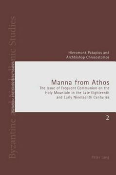 portada Manna from Athos: The Issue of Frequent Communion on the Holy Mountain in the Late Eighteenth and Early Nineteenth Centuries (en Inglés)
