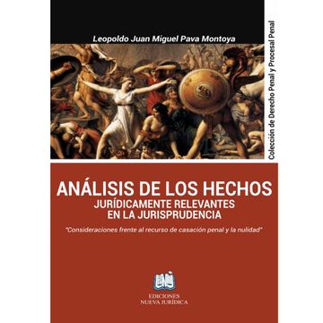 portada ANALISIS DE LOS HECHOS JURÍDICAMENTE RELEVANTES EN LA JURISPRUDENCIA (in Spanish)