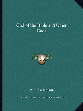 portada god of the bible and other gods (in English)