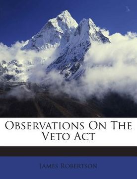 portada Observations on the Veto ACT