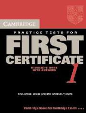 portada Cambridge Practice Test for First Certificate 1 Selft-Study Stude nts Book