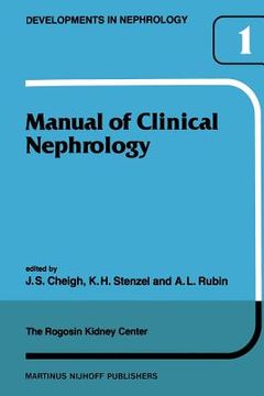 portada Manual of Clinical Nephrology of the Rogosin Kidney Center (in English)