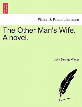 portada the other man's wife. a novel. (in English)
