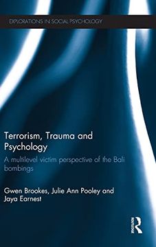 portada Terrorism, Trauma and Psychology: A Multilevel Victim Perspective of the Bali Bombings (in English)