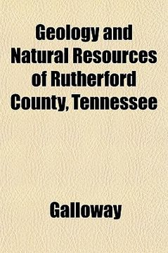 portada geology and natural resources of rutherford county, tennessee