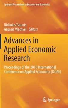 portada Advances in Applied Economic Research: Proceedings of the 2016 International Conference on Applied Economics (Icoae)