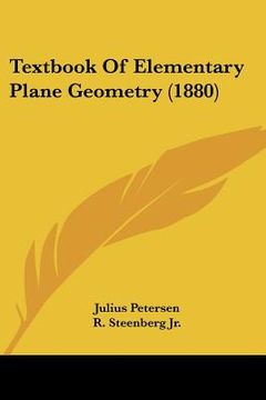 portada textbook of elementary plane geometry (1880) (in English)