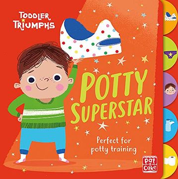 portada Potty Superstar: A Potty Training Book for Boys (Toddler Triumphs) 