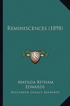 portada reminiscences (1898) (en Inglés)