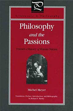 portada Philosophy & Passions-Ppr- ls, Pod: Toward a History of Human Nature (Literature and Philosophy) (en Inglés)