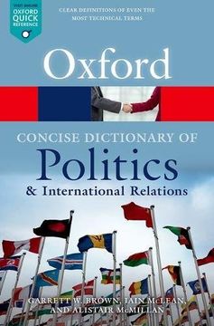 portada The Concise Oxford Dictionary of Politics and International Relations (Oxford Quick Reference) (en Inglés)