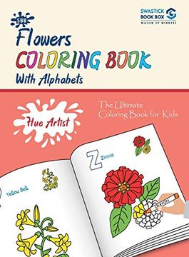 portada SBB Hue Artist - Flowers Colouring Book (en Inglés)