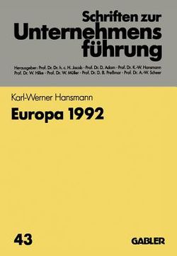 portada Europa 1992 (en Alemán)