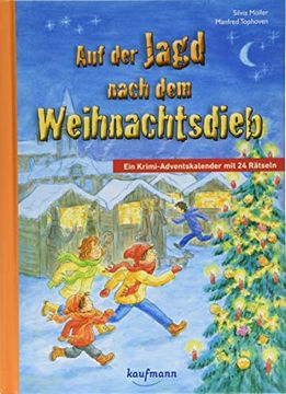 portada Auf der Jagd Nach dem Weihnachtsdieb: Ein Krimi-Adventskalender mit 24 Rätseln (en Alemán)
