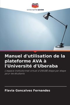 portada Manuel d'utilisation de la plateforme AVA à l'Université d'Uberaba (en Francés)