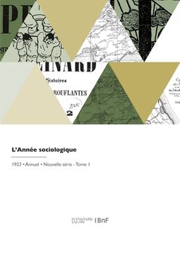 portada L'Année sociologique (in French)