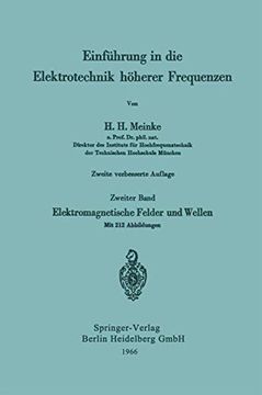 portada Einführung in die Elektrotechnik Höherer Frequenzen: Zweiter Band: Elektromagnetische Felder und Wellen (en Alemán)