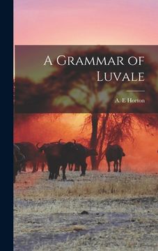 portada A Grammar of Luvale (in English)