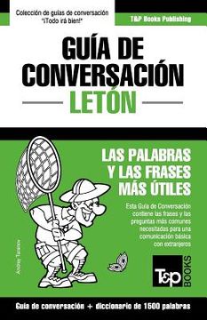 portada Guía de Conversación Español-Letón y diccionario conciso de 1500 palabras