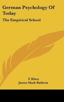 portada german psychology of today: the empirical school