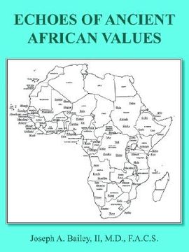 portada echoes of ancient african values (en Inglés)