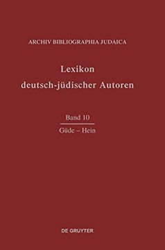 portada Lexikon Deutsch-Jüdischer Autoren: Vol 10: Guede-Hein (in German)