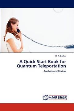 portada a quick start book for quantum teleportation (en Inglés)