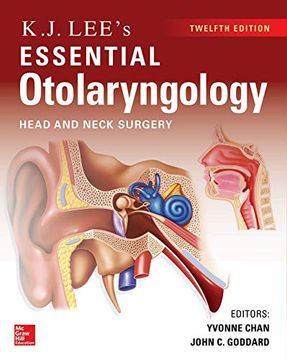 portada Kj Lee's Essential Otolaryngology, 12Th Edition (in English)
