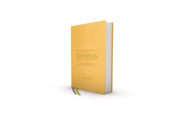 portada Kjv, Thompson Chain-Reference Bible, Hardcover, Yellow Gold, red Letter, Comfort Print (in English)