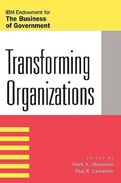portada transforming organizations (en Inglés)