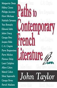portada paths to contemporary french literature (en Inglés)