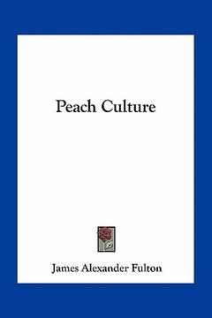 portada peach culture (en Inglés)