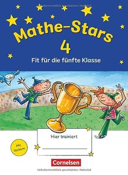 portada Mathe-Stars - fit für die Fünfte Klasse: 4. Schuljahr - Übungsheft (en Alemán)