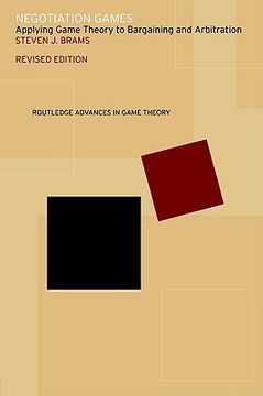 portada negotiation games: applying game theory to bargaining and arbitration (in English)