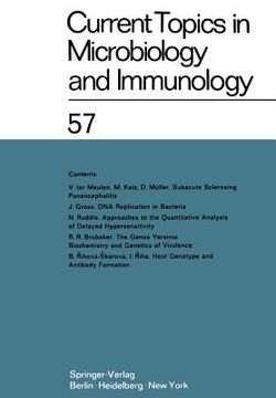 portada current topics in microbiology and immunology: ergebnisse der mikrobiologie und immunitatsforschung (en Inglés)
