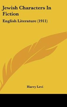 portada jewish characters in fiction: english literature (1911) (in English)