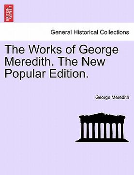 portada the works of george meredith. the new popular edition.