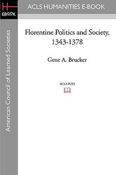 portada florentine politics and society, 1343-1378 (en Inglés)