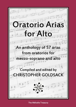 portada Oratorio Arias for Alto: An anthology of 57 arias from oratorios for alto