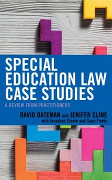 portada Special Education Law Case Studies: A Review from Practitioners (in English)