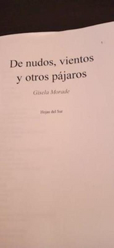 portada De Nudos, Vientos y Otros Pajaros (in Spanish)