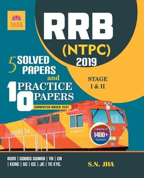 portada Rrb Ntpc 5 Solved and 10 Practice Papers 2019 (en Inglés)