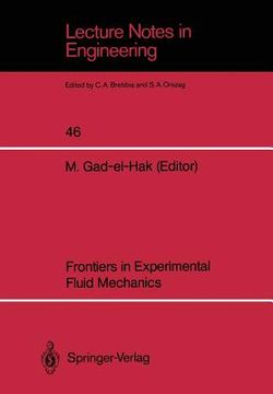 portada frontiers in experimental fluid mechanics (en Inglés)