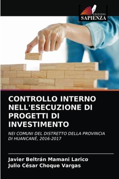 portada Controllo Interno Nell'esecuzione Di Progetti Di Investimento (en Italiano)