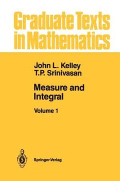 portada measure and integral: volume 1 (en Inglés)