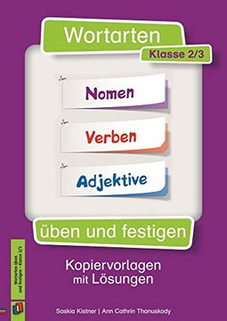 portada Wortarten Üben und Festigen - Klasse 2/3: Kopiervorlagen mit Lösungen (en Alemán)